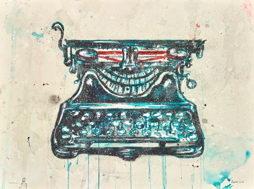 Typed With Love by Stephen Graham - Original on Paper